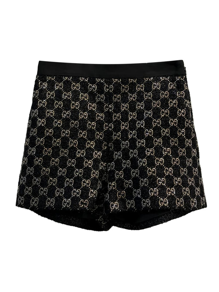 Gucci Shorts Black Viscose Mix