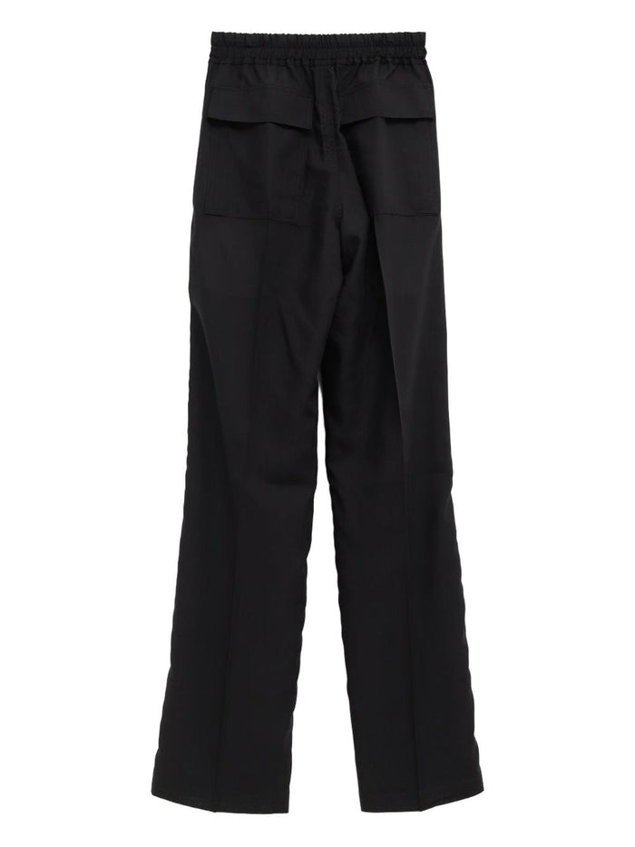 Rick Owens Trousers Black Cotton