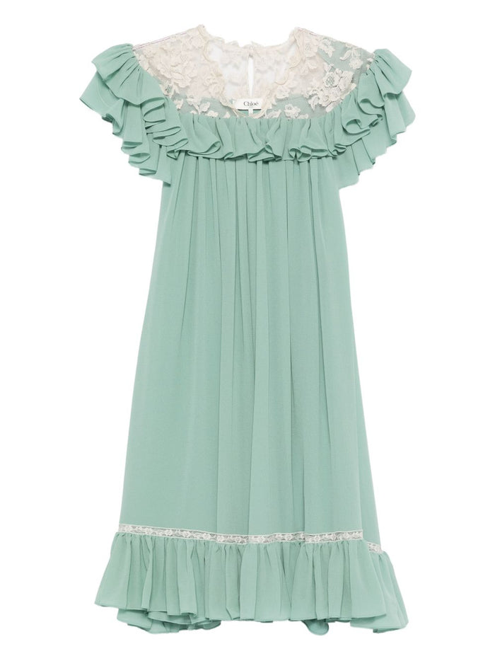 Chloè Dresses Green Silk