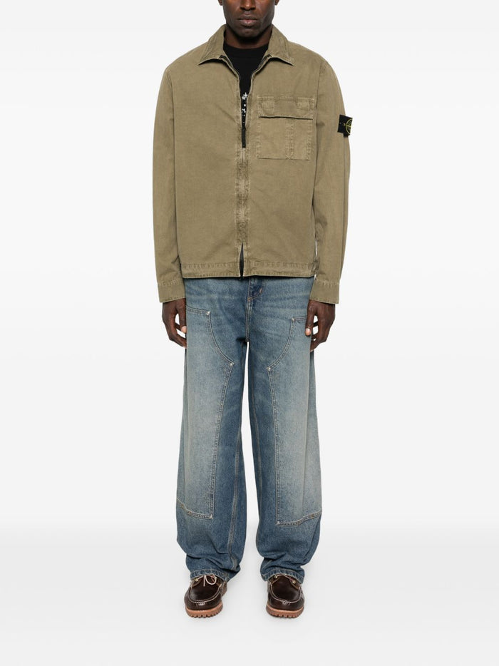 Stone Island Shirts Green Cotone