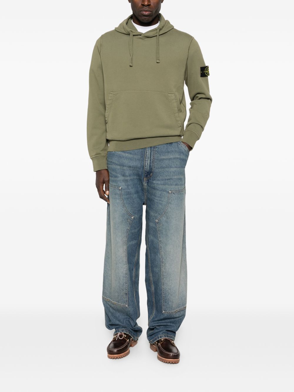 Stone Island Sweaters Green Cotone