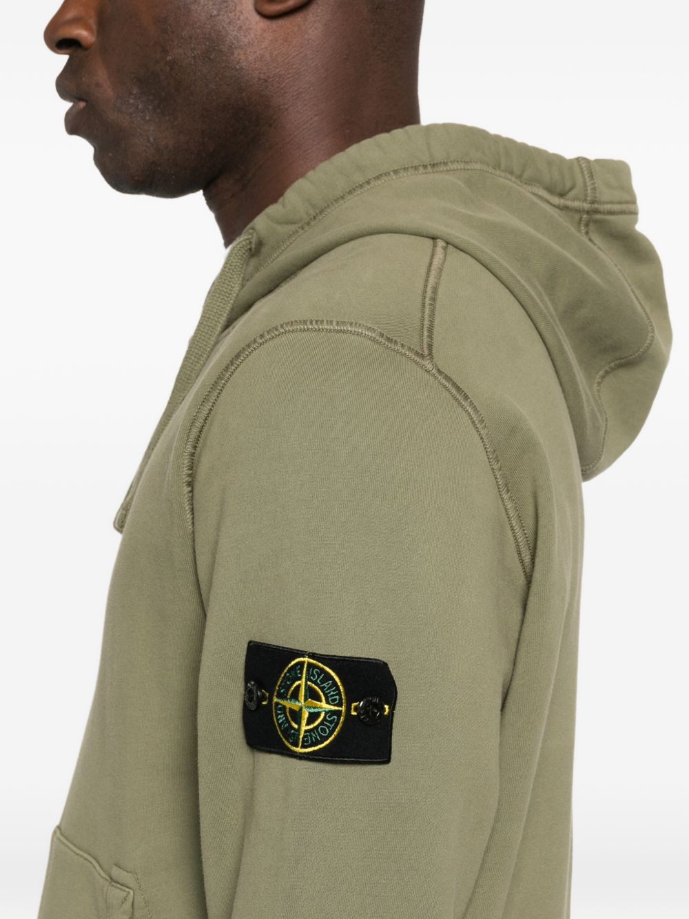 Stone Island Sweaters Green Cotone