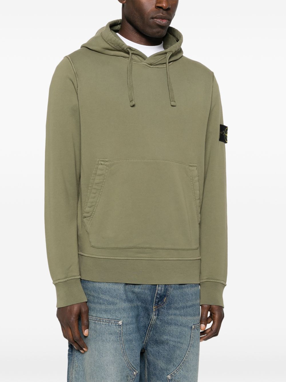 Stone Island Sweaters Green Cotone