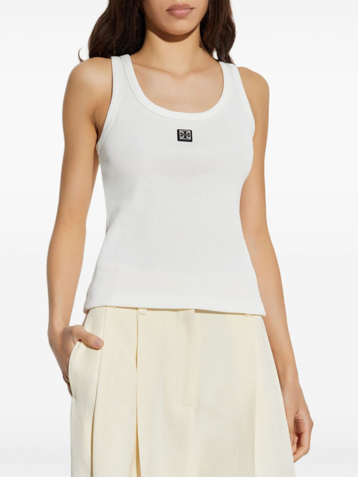 Tory Burch Top White Cotton 100 %