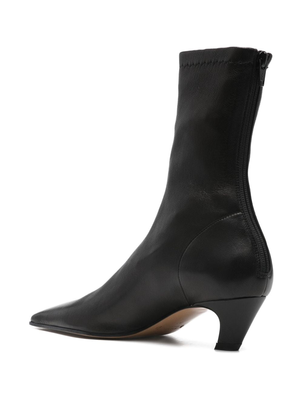 KHAITE Boots Black Calf Leather