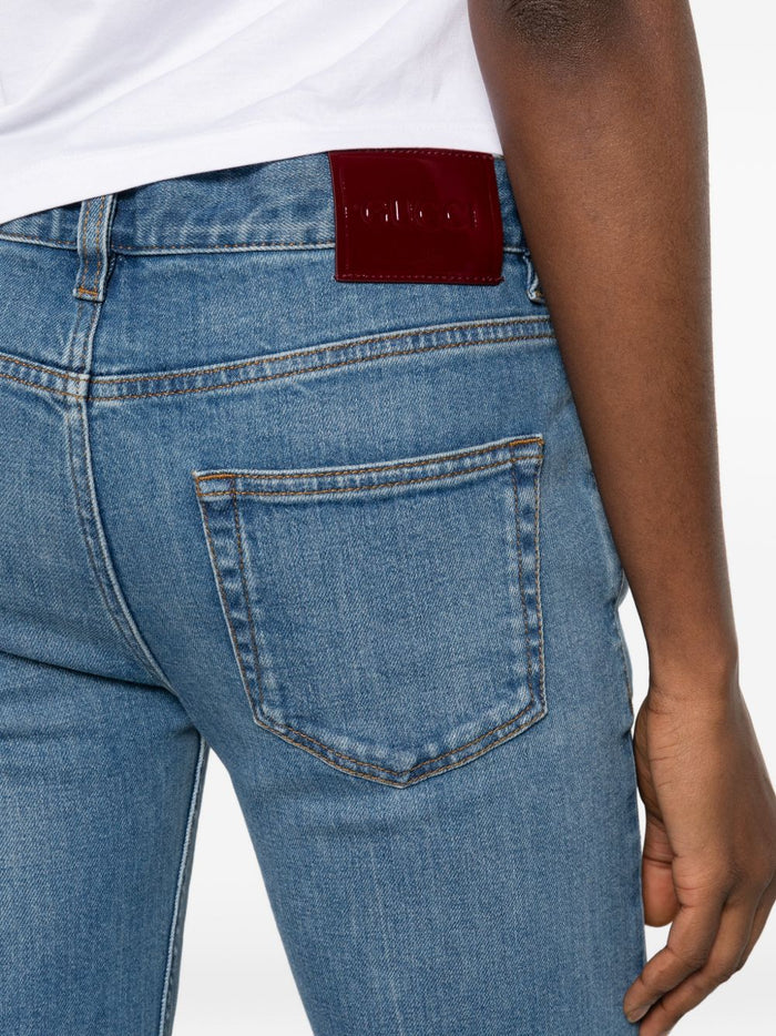 Gucci Jeans Clear Blue Fabric