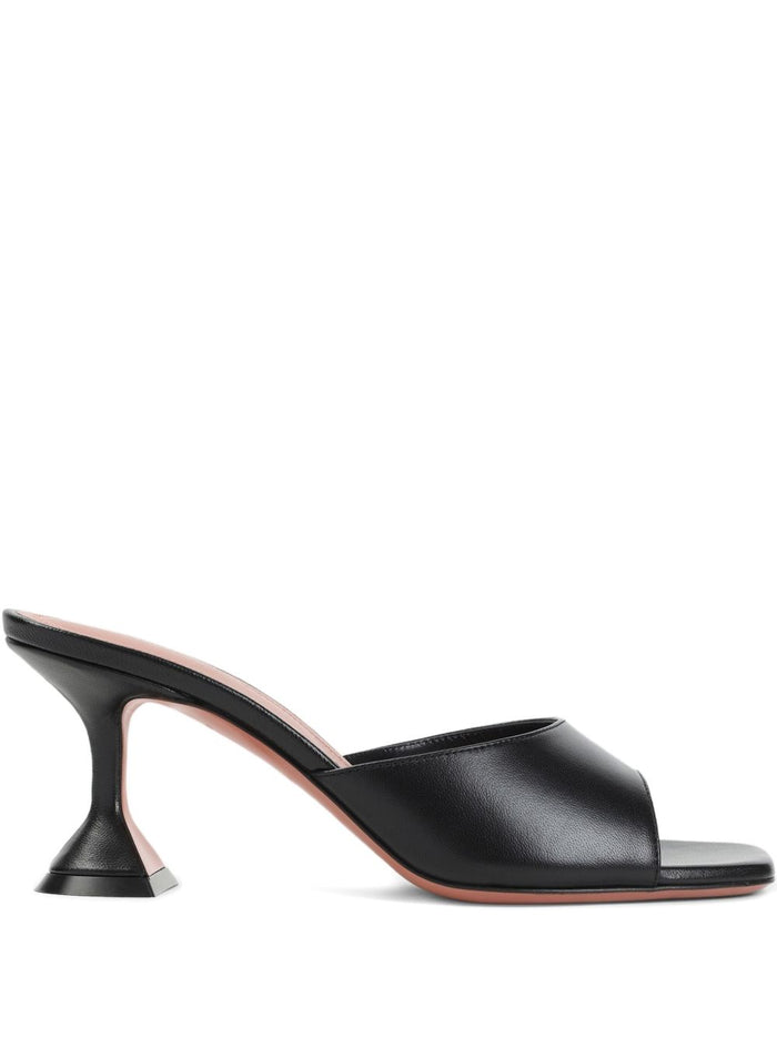 Amina Muaddi Sandals Black Lamb Leather