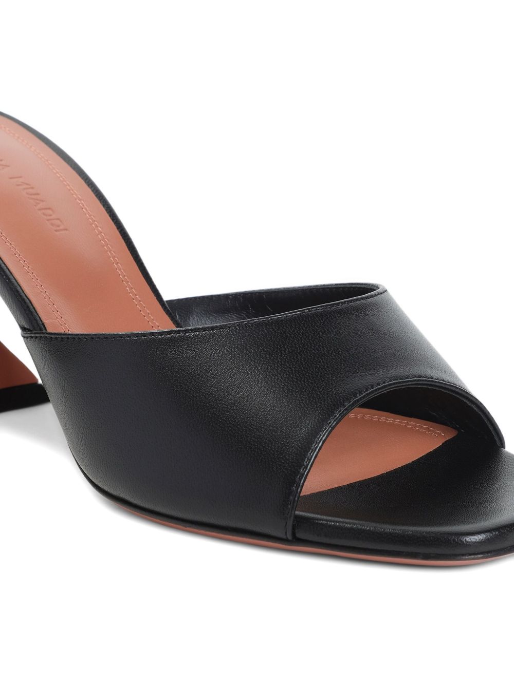 Amina Muaddi Sandals Black Lamb Leather