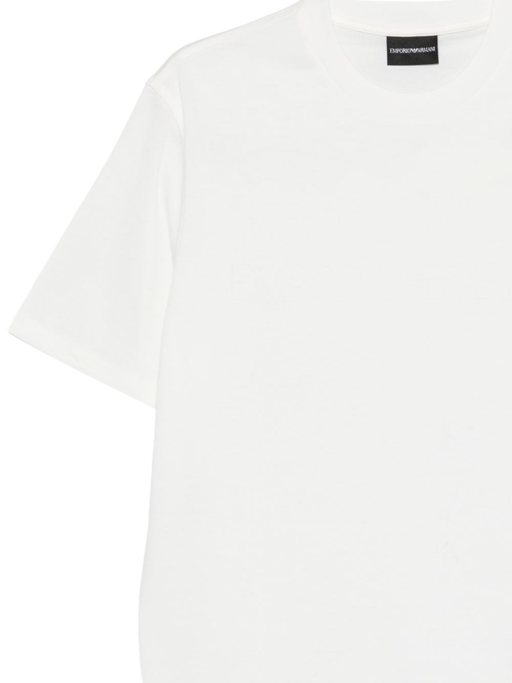 Emporio Armani T-shirts and Polos White Cotton