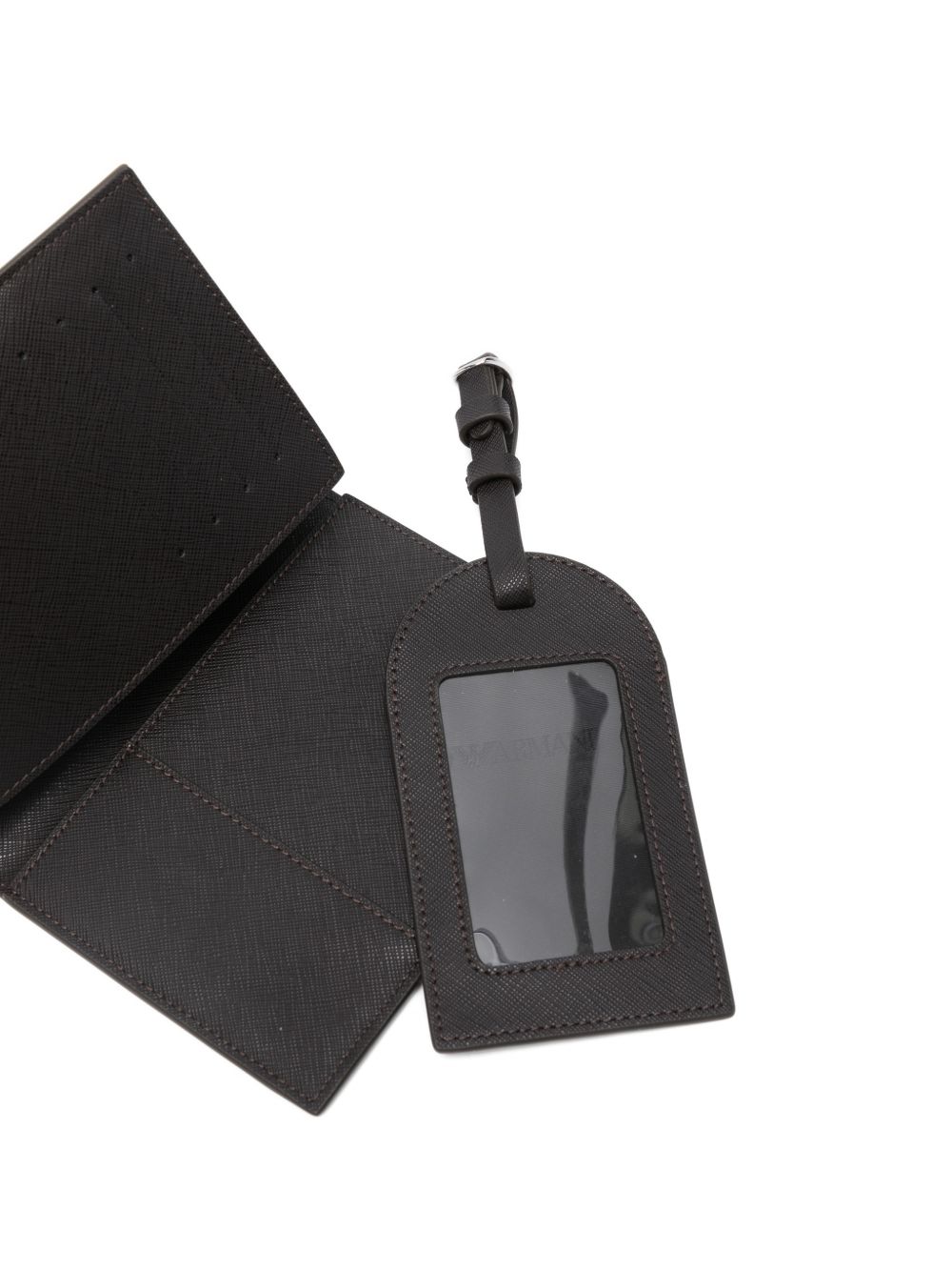 E.ARMANI EXCLUSIVE PRE Wallets Grey Polyurethane