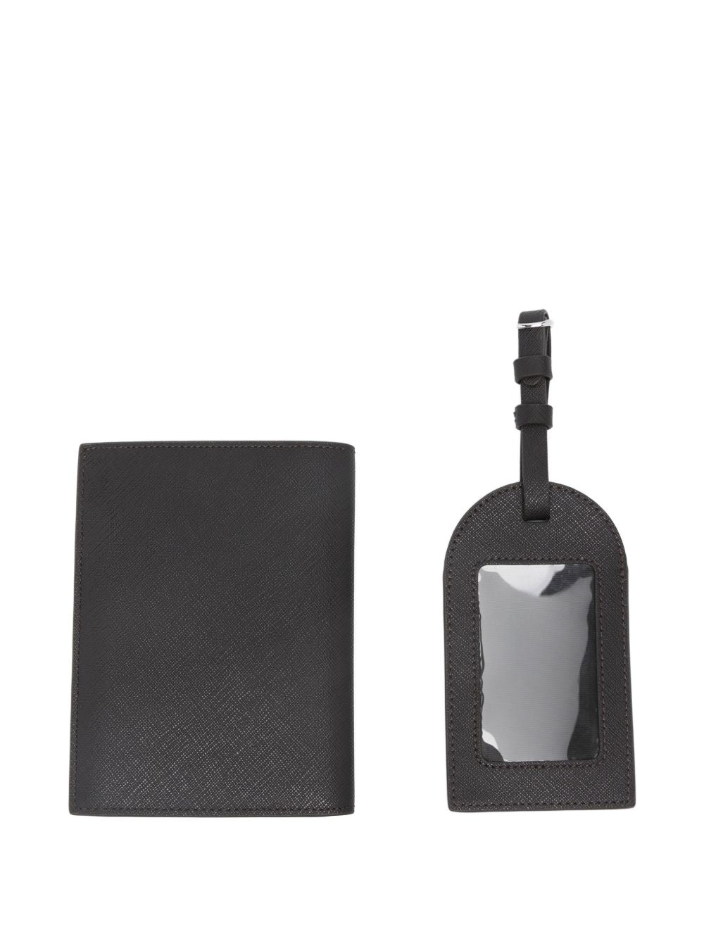 E.ARMANI EXCLUSIVE PRE Wallets Grey Polyurethane