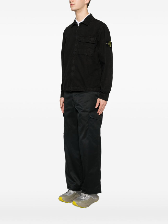 Stone Island Shirts Black Cotone