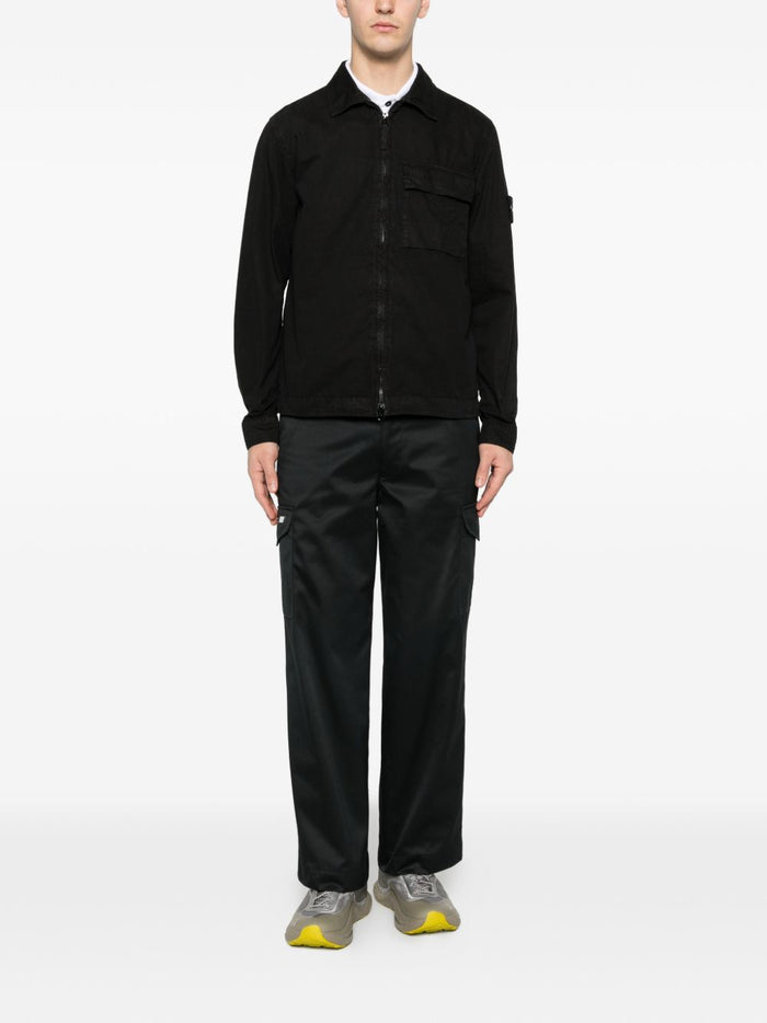 Stone Island Shirts Black Cotone