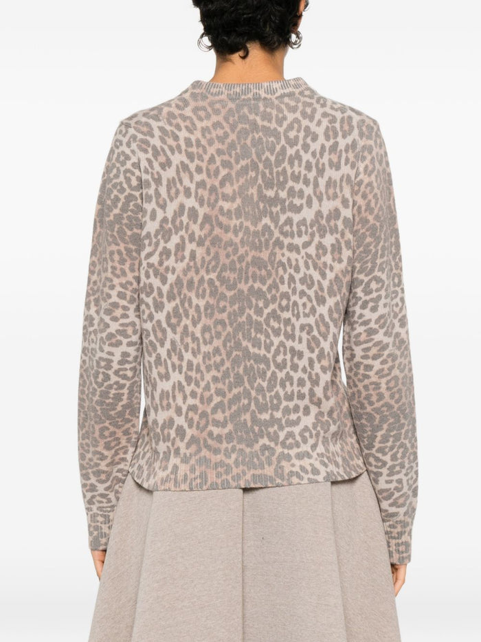 Ganni Sweaters Brown Wool