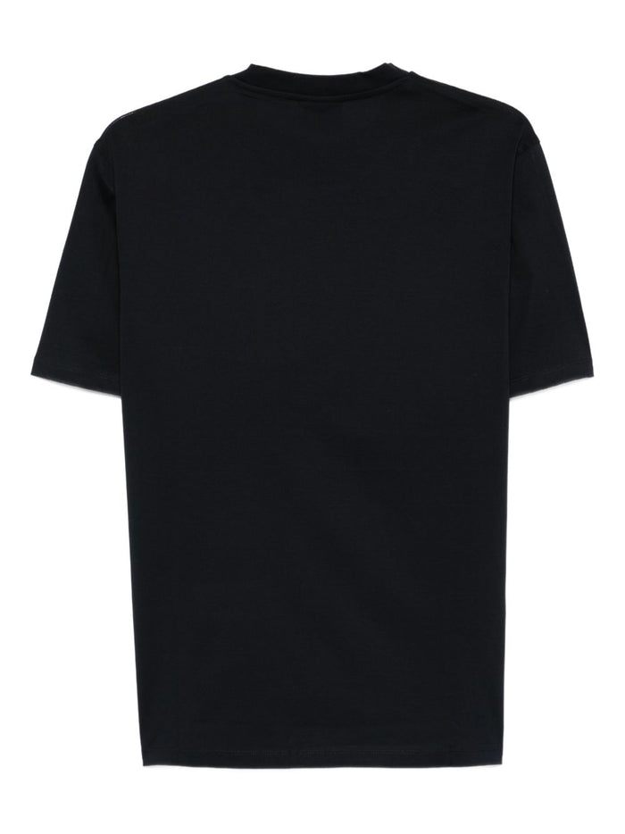 Emporio Armani T-shirts and Polos Blue Cotton