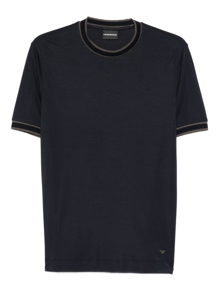 Emporio Armani T-shirts and Polos Blue Elastane