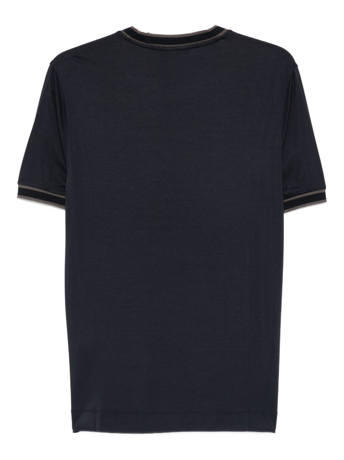 Emporio Armani T-shirts and Polos Blue Elastane