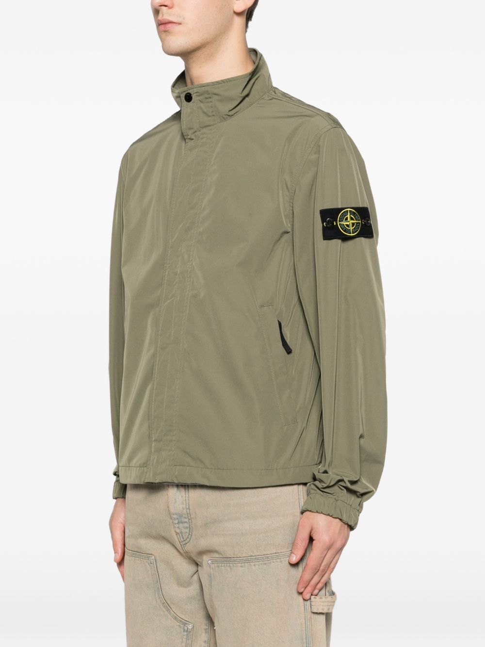 Stone Island Coats Green Poliestere
