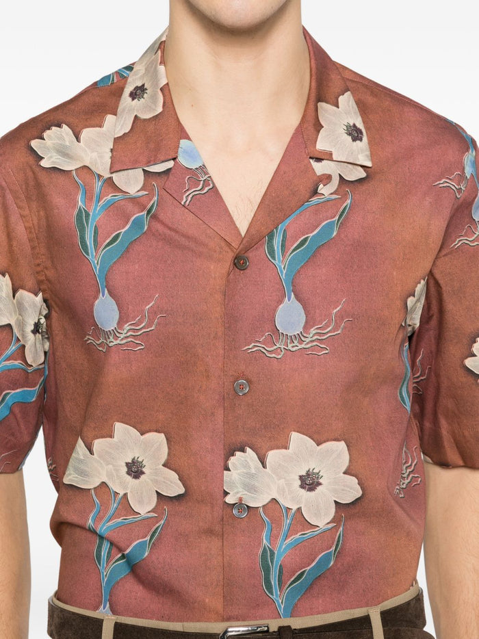 Paul Smith Shirts Orange Cotton