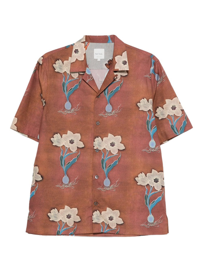 Paul Smith Shirts Orange Cotton