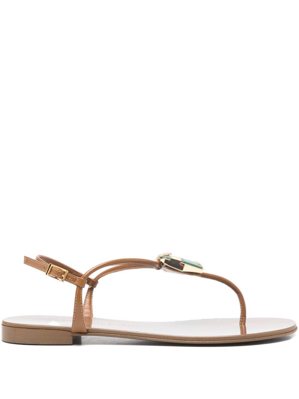 Giuseppe Zanotti Sandals Brown Leather