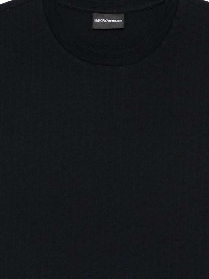Emporio Armani T-shirts and Polos Blue Cotton