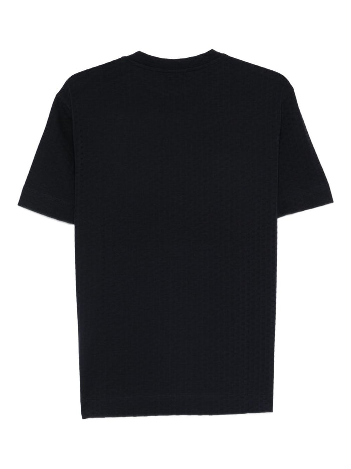 Emporio Armani T-shirts and Polos Blue Cotton
