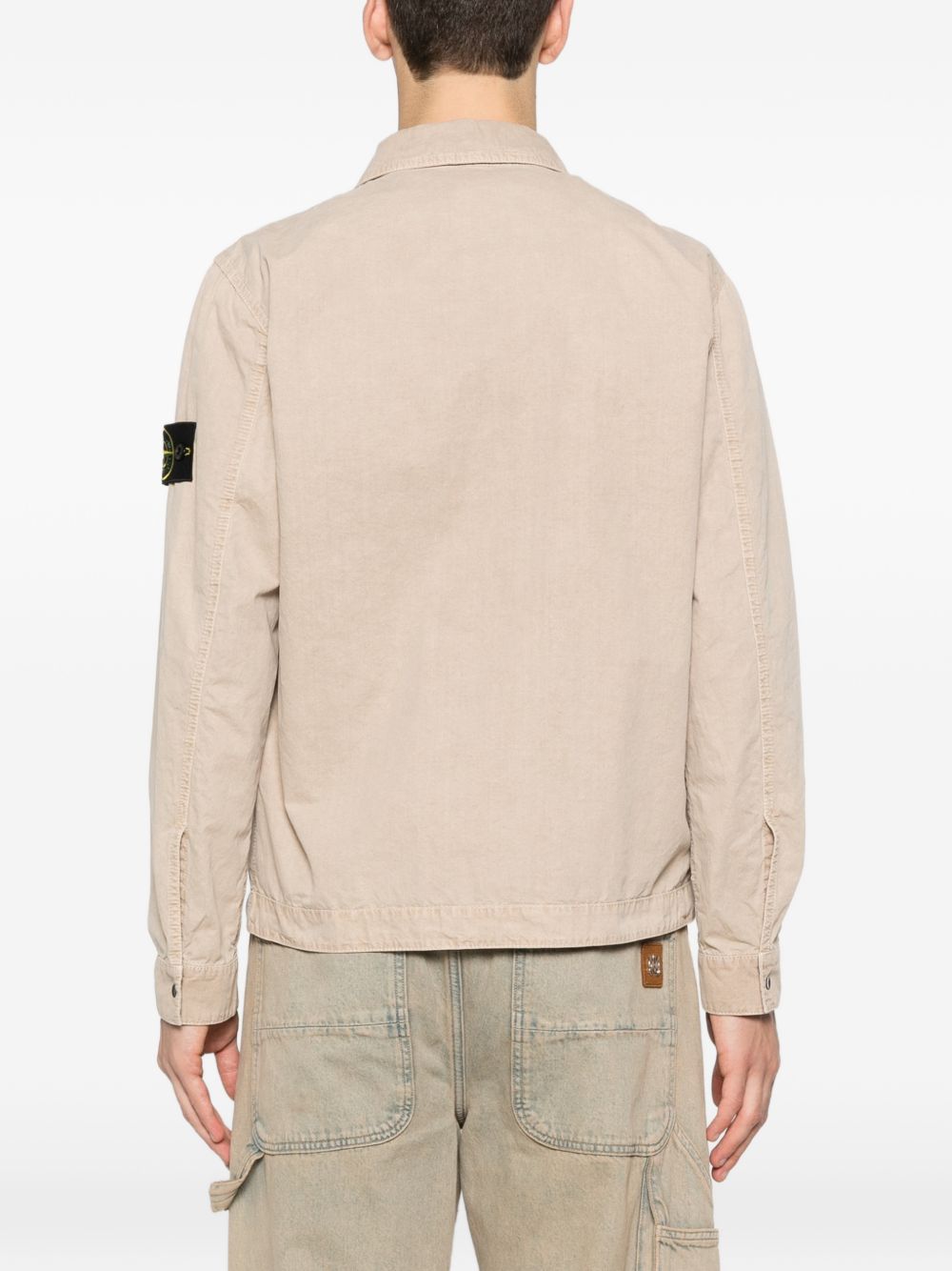 Stone Island Shirts Beige Cotone