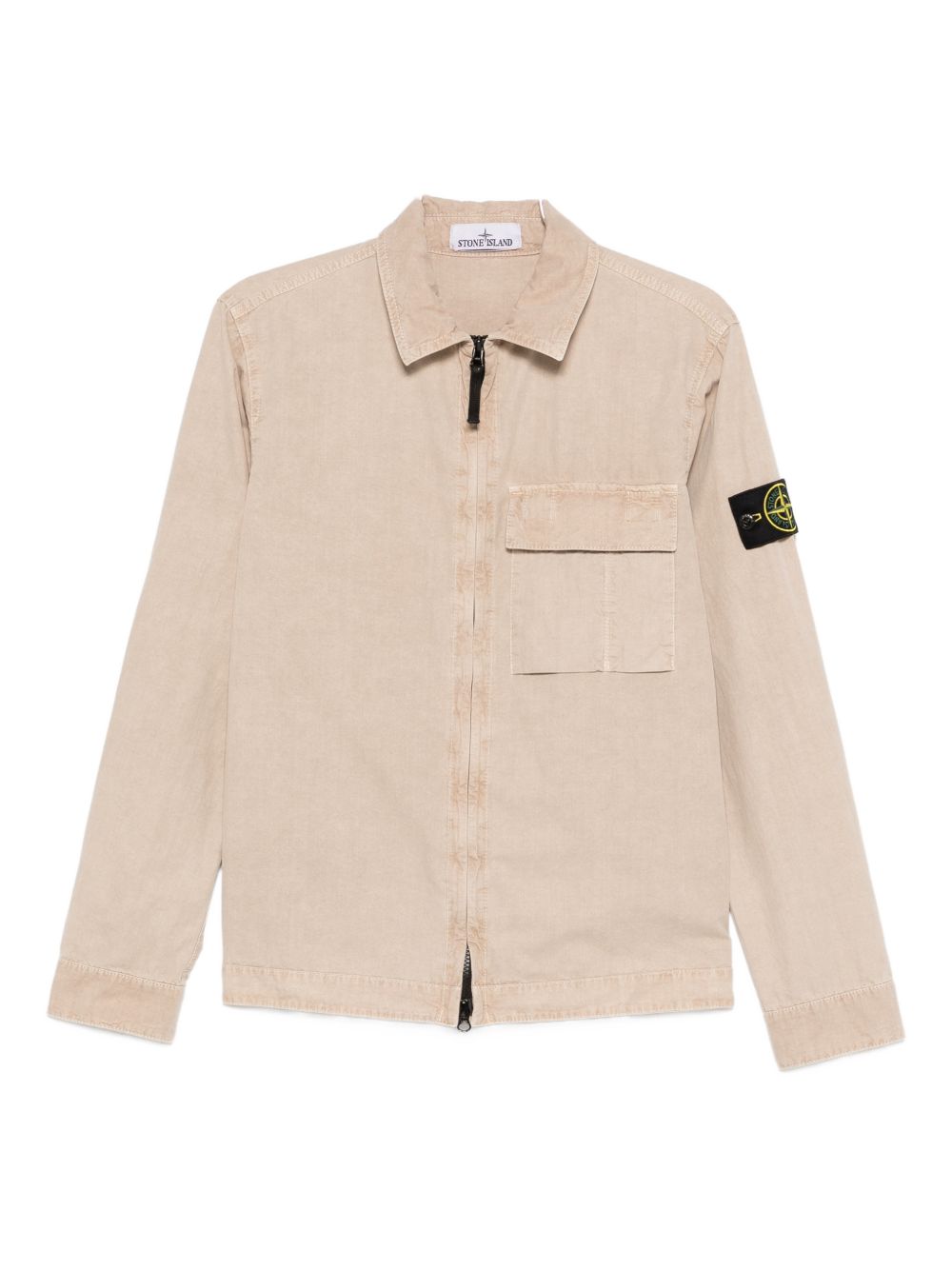 Stone Island Shirts Beige Cotone
