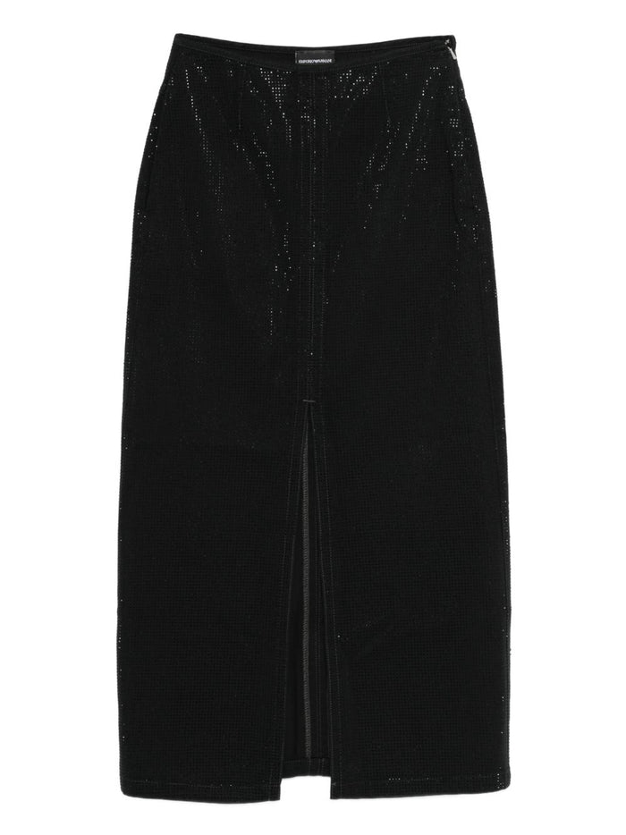 Emporio Armani Skirts Black Lyocell
