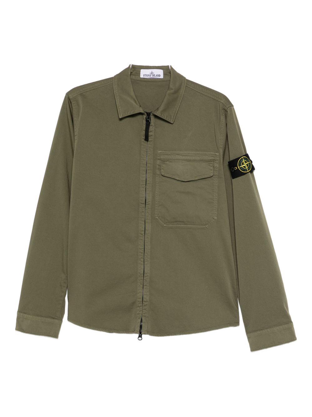 Stone Island Shirts Green Elastan