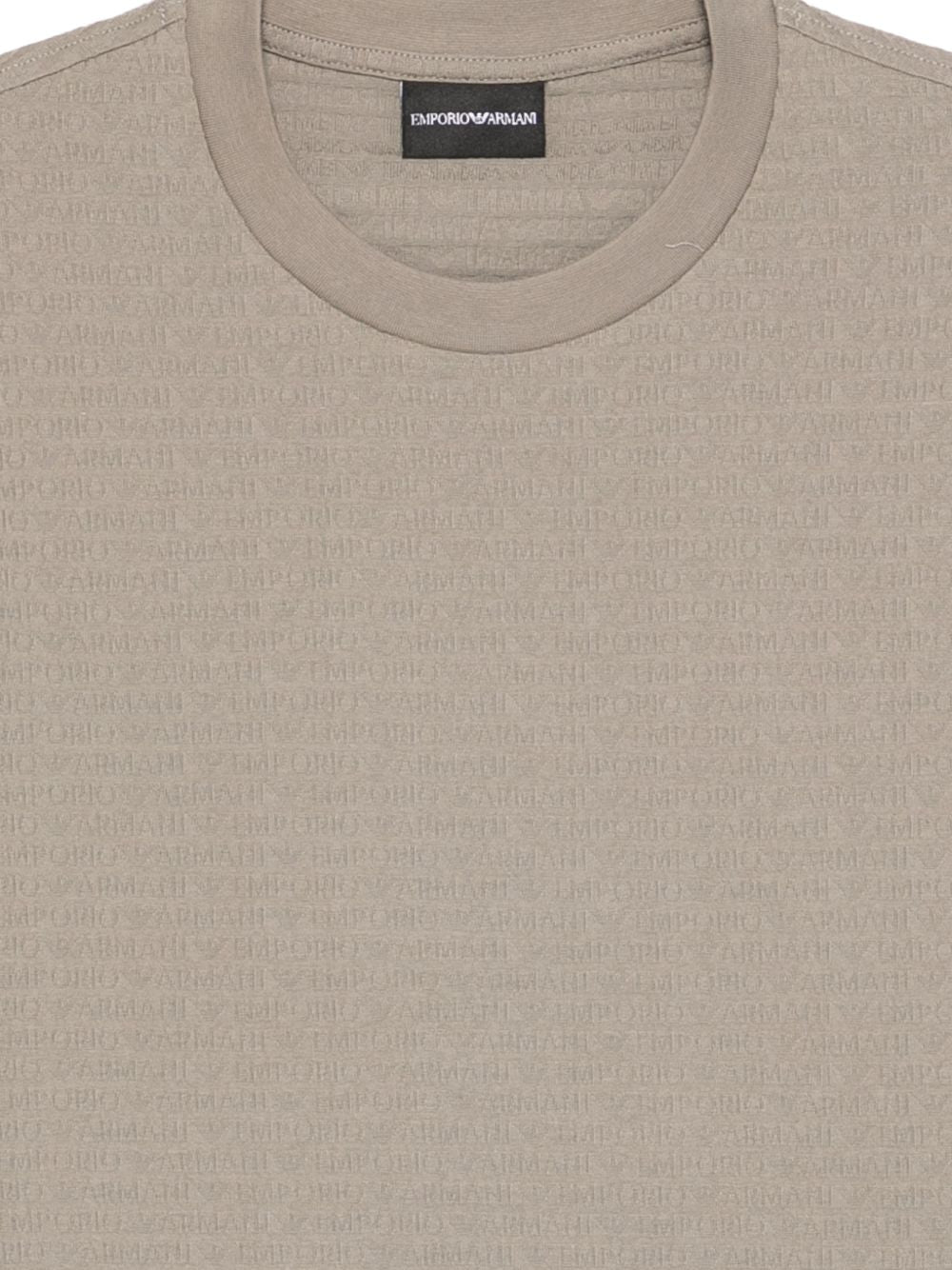 Emporio Armani T-shirts and Polos Dove Grey Cotton