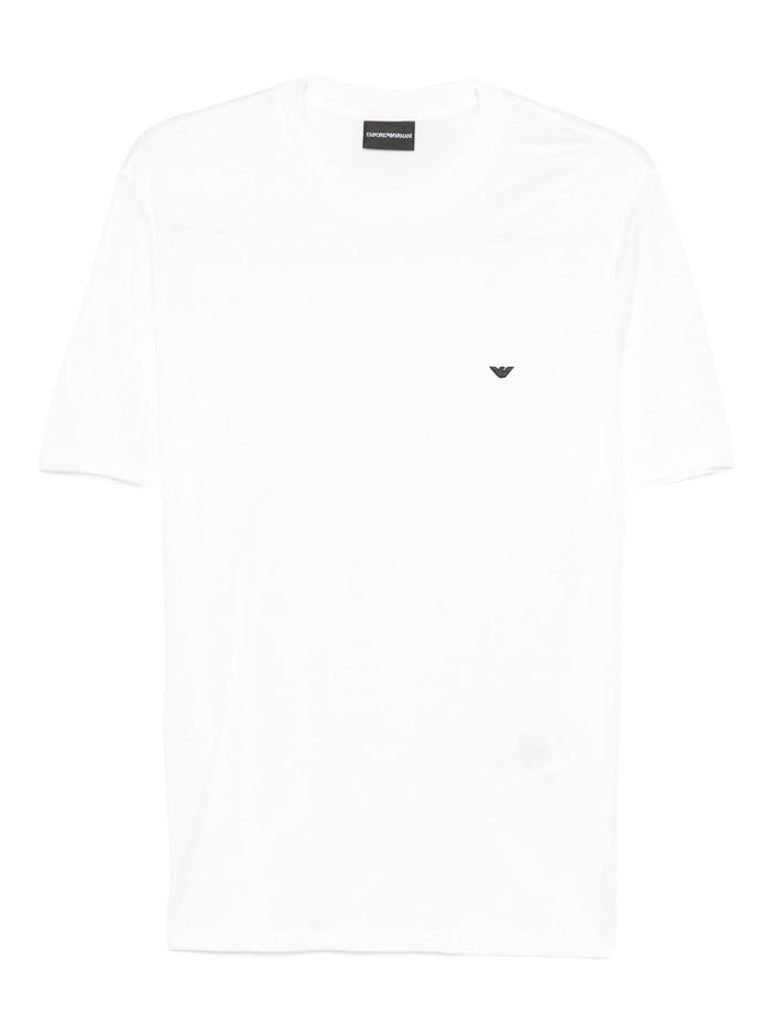 Emporio Armani T-shirts and Polos White Lyocell