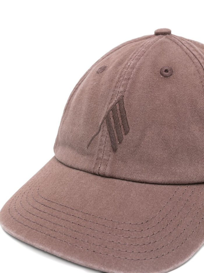 The Attico Hats Purple Cotton