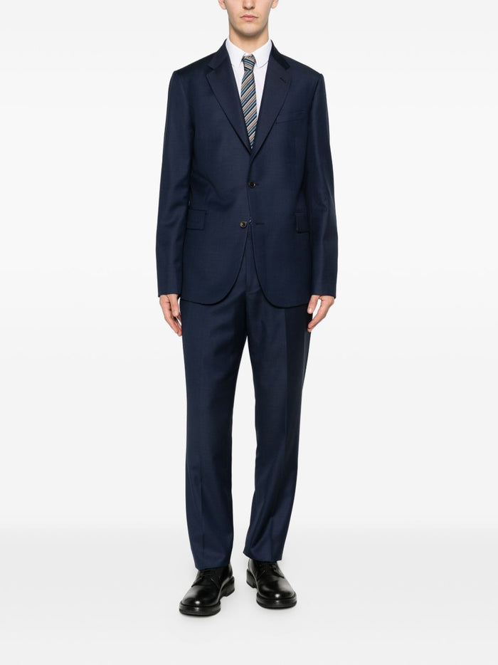 Paul Smith Suit Blue Wool