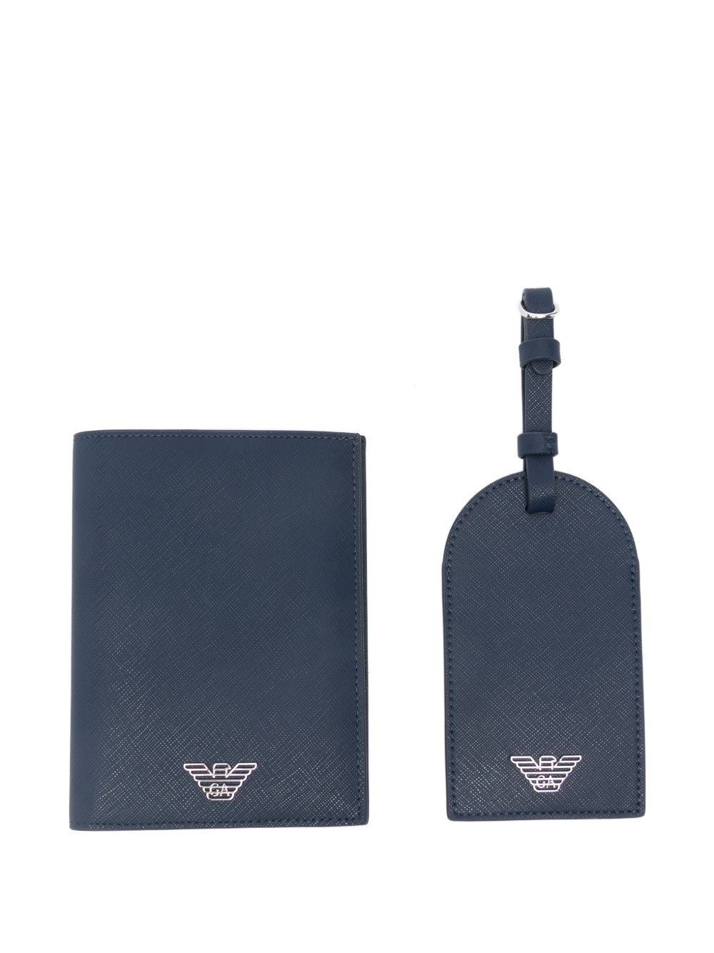 E.ARMANI EXCLUSIVE PRE Wallets Blue Polyurethane