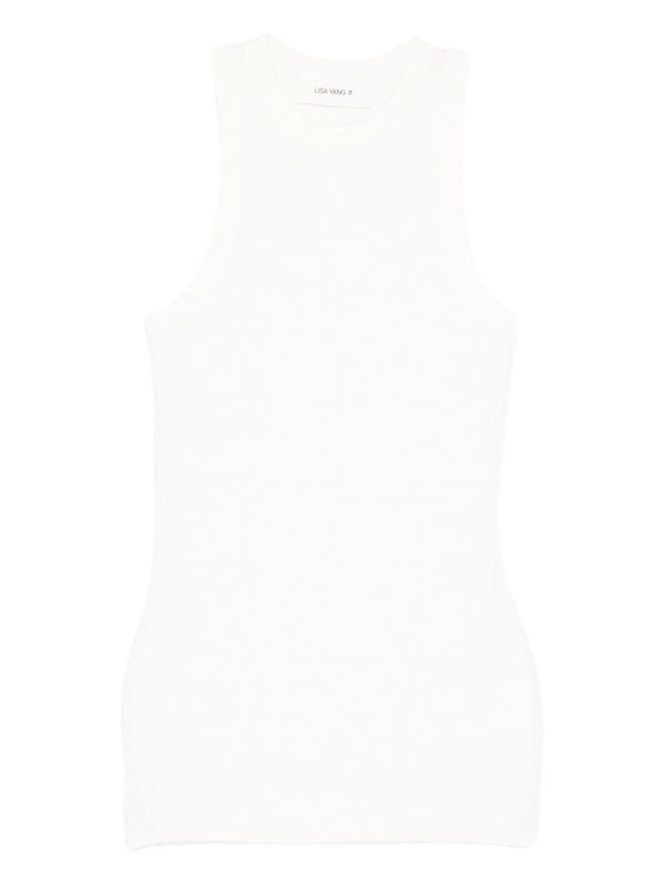 Lisa Yang Amya cotton and cashmere top