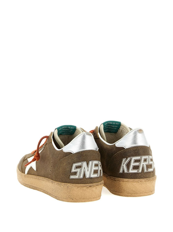 Golden Goose Sneakers Brown Calf Leather