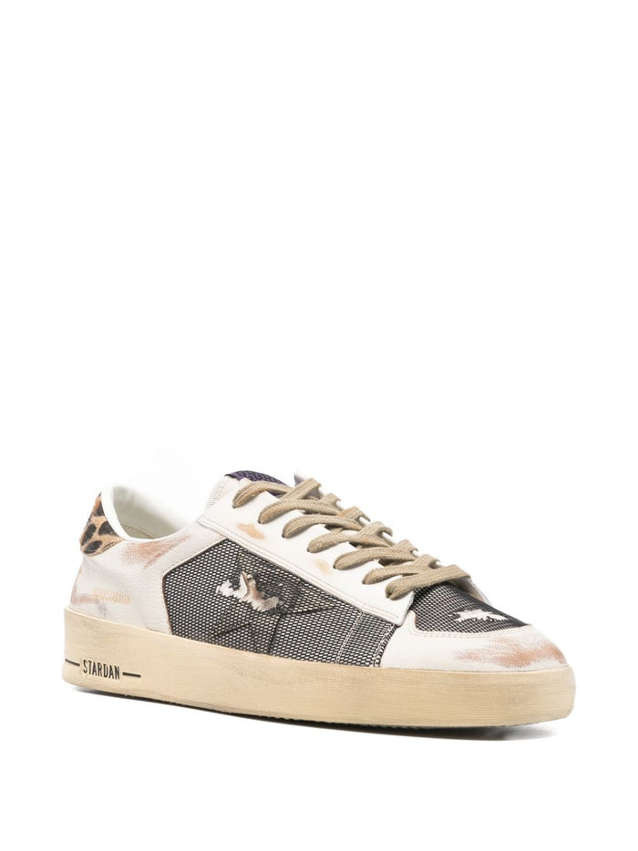 Golden Goose Sneakers Brown Calf Leather