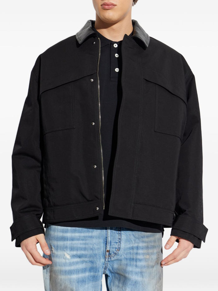Golden Goose Jackets Black Cotton