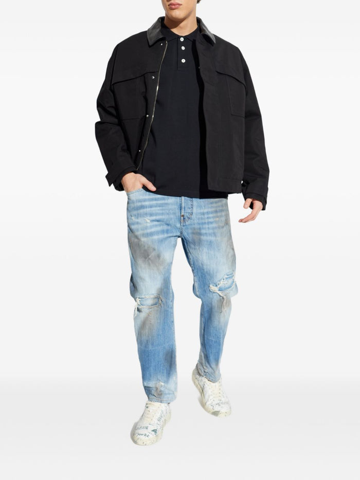 Golden Goose Jackets Black Cotton