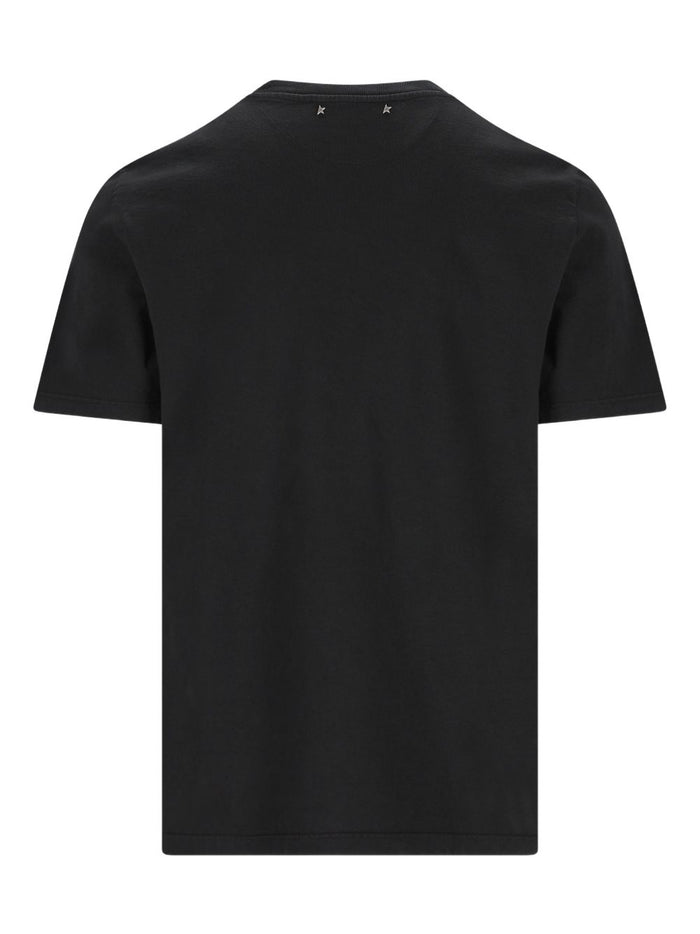 Golden Goose T-shirts and Polos Black Cotton