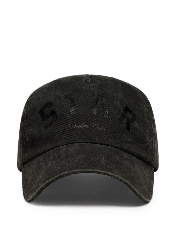 Golden Goose Hats Grey Cotton