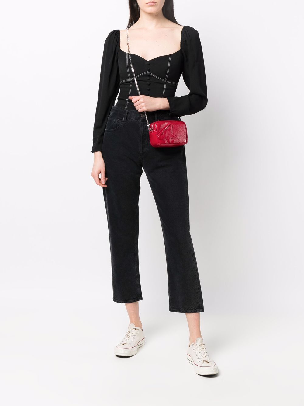 Golden Goose Bags Red Calf Leather