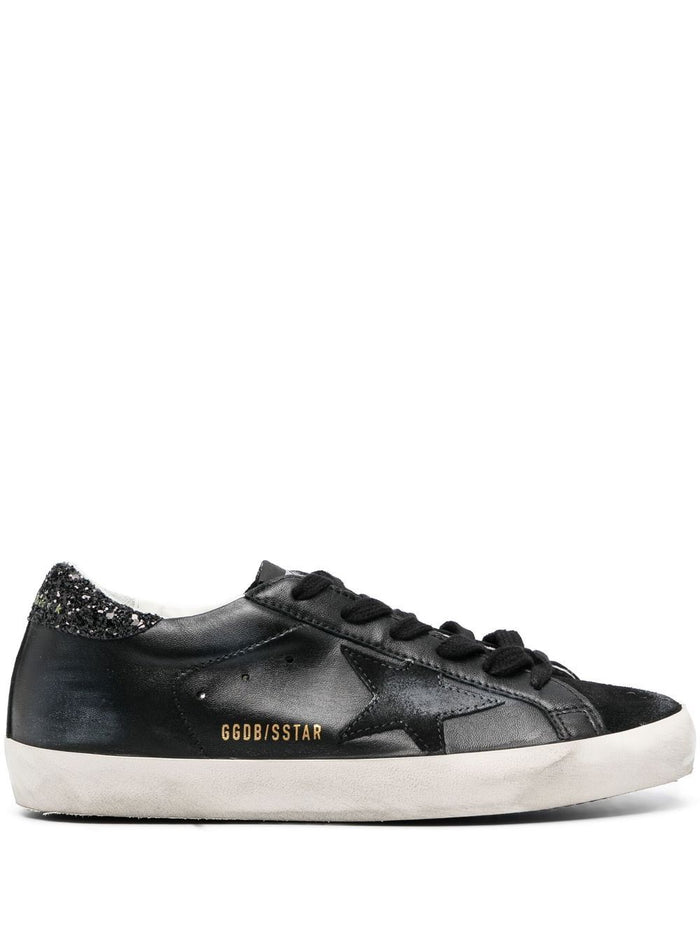 Golden Goose Sneakers Black Calf Leather