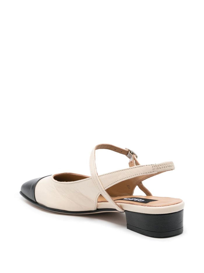 CAREL PARIS Flat shoes Beige Calf Leather