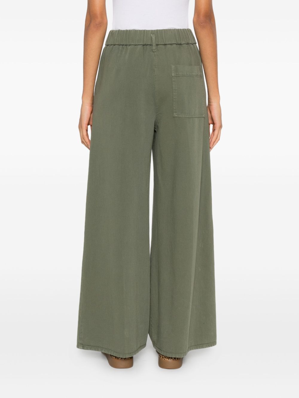 Forte Trousers Kaki Cotton