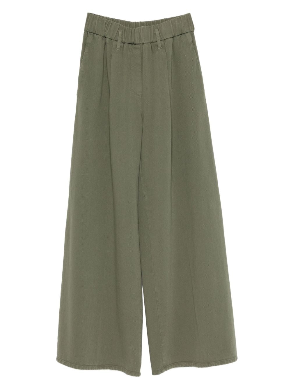 Forte Trousers Kaki Cotton
