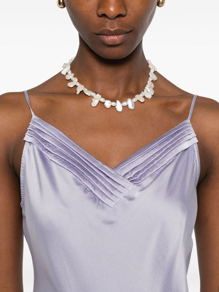 Forte Top Lilac Silk Elastane