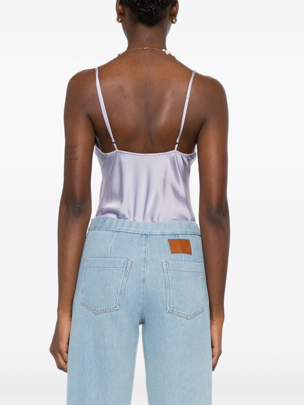 Forte Top Lilac Silk Elastane